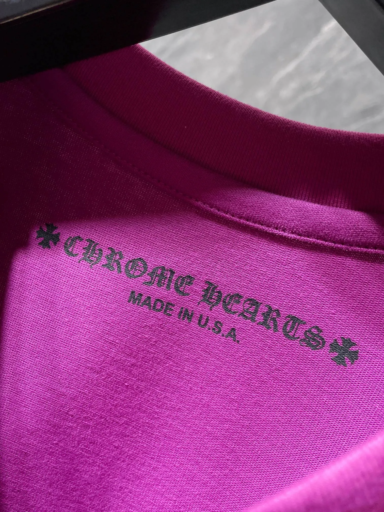 P160 Chrome Hearts 🍁Long T series🍁 High gram weight, environmentally friendly and high-quality top-quality fabric 260g Mattyboy graffiti spider web long sleeves Imported environmentally friendly glue printing and dyeing 1:1 replica version Recommended color: Customized graffiti purple Code numbers: S, M, L, XL